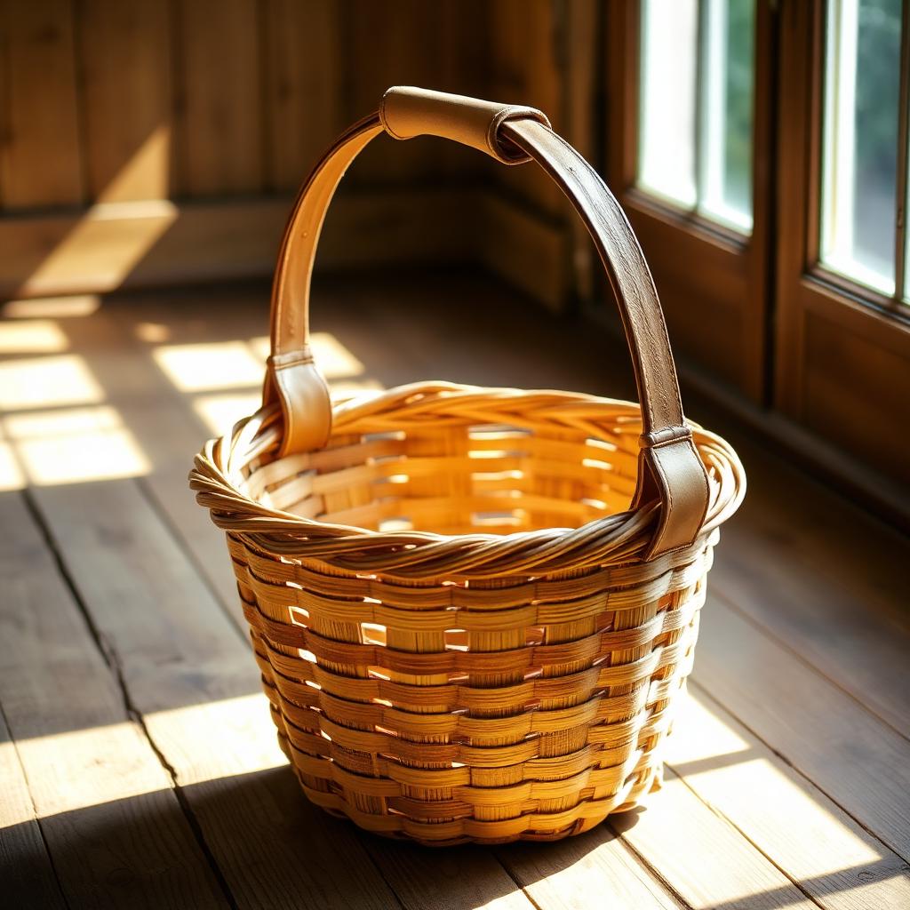 Oak-Splint Market Basket